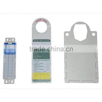 Scaffolding tag (10pcs holders, 20pcs inserts, 2pcs pens)