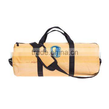 3D yellow printing gym bags sports bags duffel bags