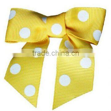 satin ribbon handmade flowers\Butterfly Dots Grosgrain Packing Bows