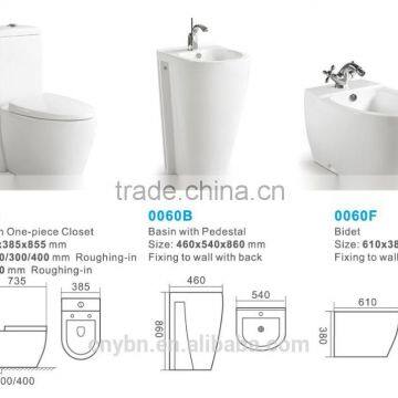 Sanitary Ware Ceramic Toilet Basin Bidet