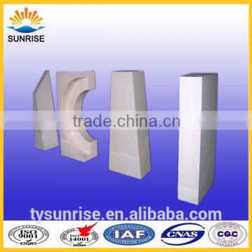 refractory bricks 98.5% alumina fusion cast corundum brick