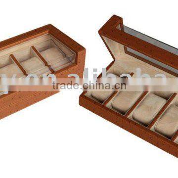 Ostrich Leather Watch Box