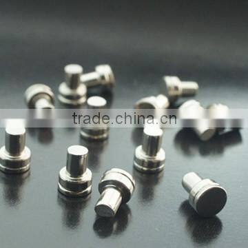 high Quality rivet weld contact Silver Tungsten Braze Welding for Relay Thermostat Switch approved SGS