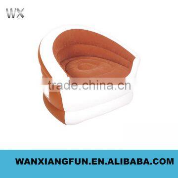 Customized Durable Inflatable Flocked Single Sofa Chair photo-4