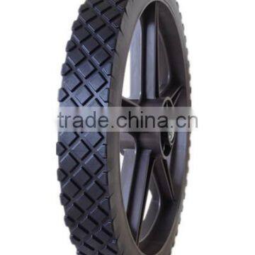14 Inch Lawn Mower Plastic Wheel for Garden Carts, Hand Truck photo-3