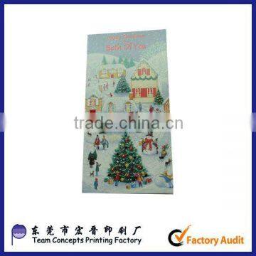 Fashion design paper glitter greeting cards