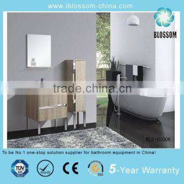 European design floor-mounted bathroom mdf cabinet vanity furniture