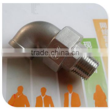 304 s.s. pipe fitting union elbow flat m/f from Cangzhou 3/8"