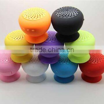 Blue Silicon Mushroom Innovation Car Mini Bluetooth Speaker