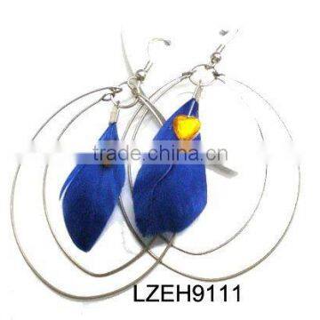 feather earrings