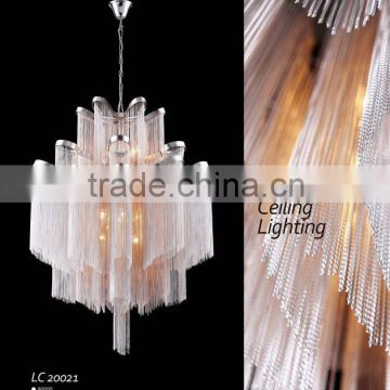 2014 Modern hand made chandelier chain for project