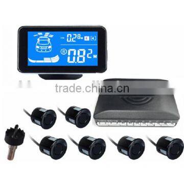 New new products, Parking sensor with LCD display, showing front and back together, showing , parktronik, parking radar 6 sensor