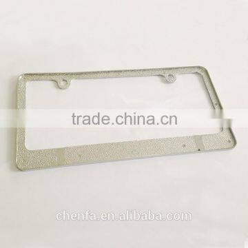 Custom Wholesale Zinc Alloy American Car Number Plate Frame photo-5