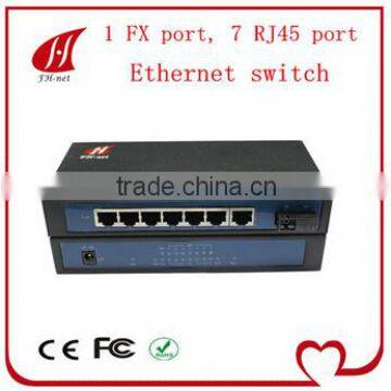 1FX+7TX managed switch ethernet switch