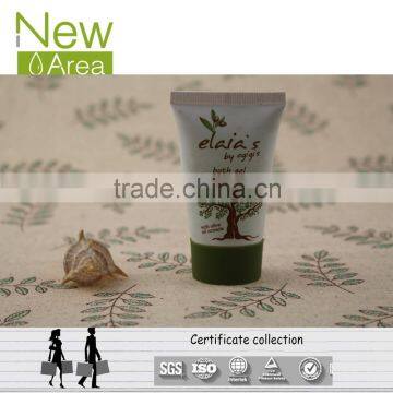 Newarea hotel bathroom body scrub tube 30ml with flip top