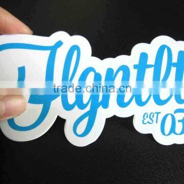 colorful die cut 0.1 mm vinyl stickers (M-A475)