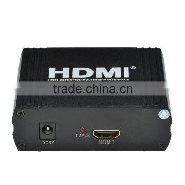 HDMI input VGA output Full HD 1080P HDMI to VGA Converter / DC Port + EU Plug Adapter