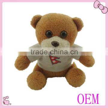 customized logo Teddy Bears stuffed toys and T-shirt Teddy bear