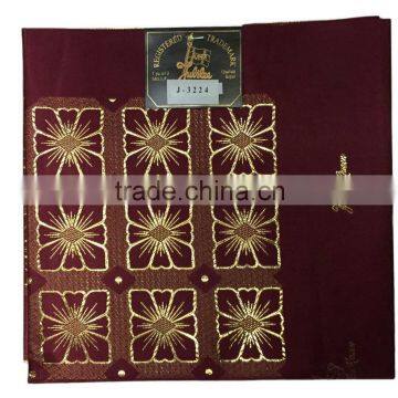 Bright Yellow African Styles Head Tie / Flowers Patterns Sego / Classical Nigerian Gele Fabric Quality Choice photo-3