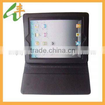 2012 hot fashion design leather tablet case