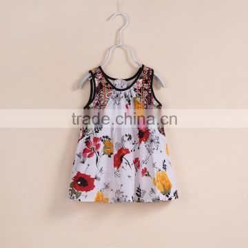 latest fashion summer dress Girl dress with character dress for teenager girls