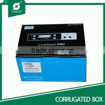 2015 new design customized corrugated box for pure water