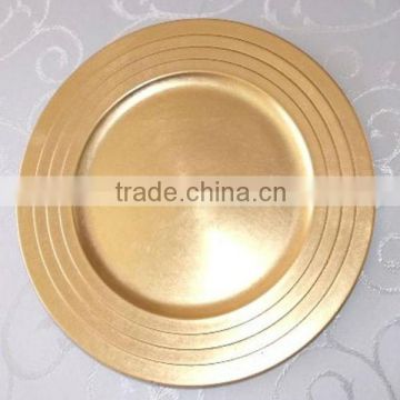 Decorative plastic dinner under plates