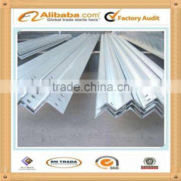 high quality equal and unequal structural galvanized angle steel price per kg