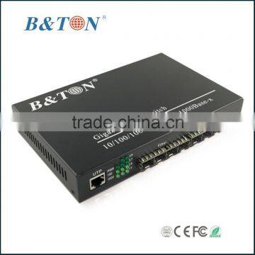 Hot Selling 10/100/1000M 8ports Optic Fiber Switch photo-2