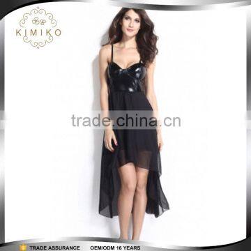 High Low Straps Prom Party Evening Dress Summer