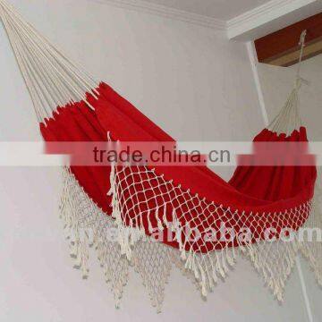 Canvas Hammock with Fringes