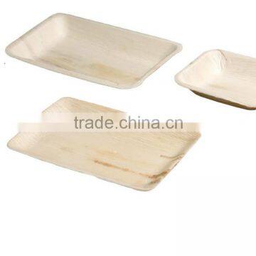 Good quality rectangle palm leaf plates on sale