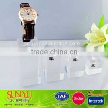 500 Strong Cooperation Factory Professional Custom Clear Acrylic Watch Display Case