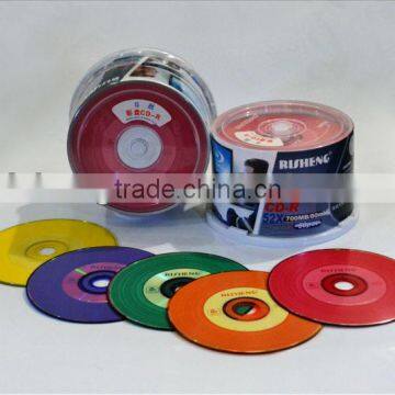 RISHENG CD-R / blank color cd-r 52x 700mb