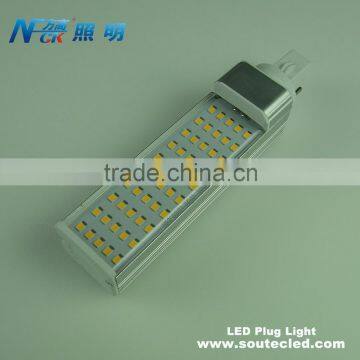 Replaceable Driver Design G24 E27 12w WW NW CW 110v 220v SMD Horizontal Plug LED Bulb photo-3