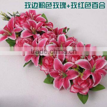 Artificial Flower for Wall Decoration Silk Artificial Flower Wall for Wedding Supplies photo-5