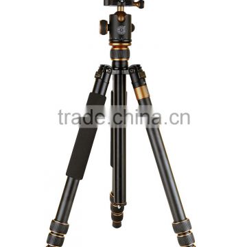 QZSD-Q1088 2016 new designed aluminum camera tripod heavy-duty high stability telescope compact video digital camera stand