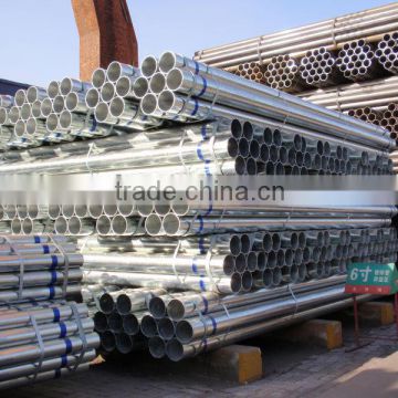 export to korea galvanized round pipes