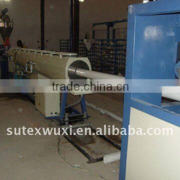 Plastic pipe making machinery