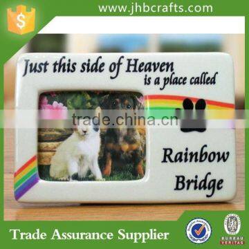 Hotsale Handmade Resin Pet Memory Photo Frame for Home Decoration photo-4
