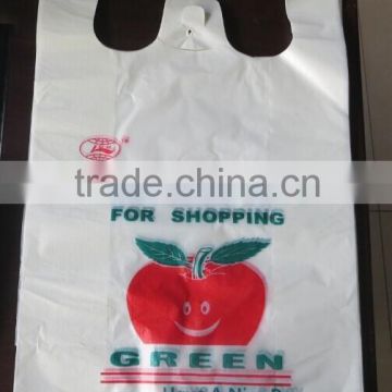 Promotional printed Plastic T-shirt Bags / shopping bags