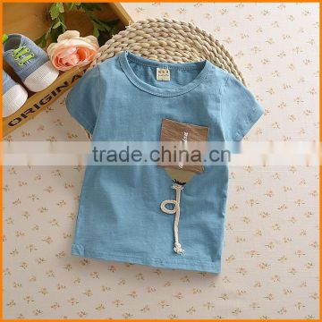 2016 South Korean version of the new boys and girls short sleeved T-shirt children sanding T net color kids one generation