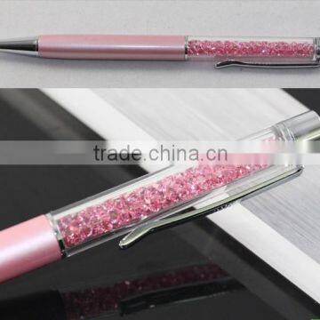 Hot selling Crystalline sparkling rhinestone touch pen for promotion