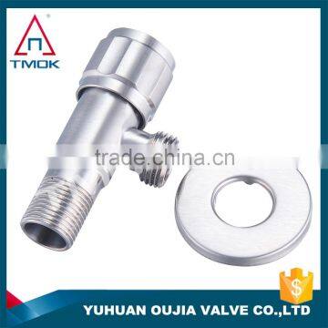 TMOK Supplier 304 Stainless Steel Drawbench 1/4 Turn Angel Valve With Decorate Foundation photo-3