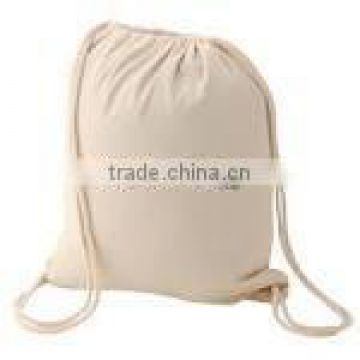 High Quality with professional printing cotton drawstring bag