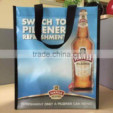 Non-woven beer bag and Handled Style laminated non woven bag with beer holder