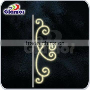 LED rope light christmas lamp post motif light