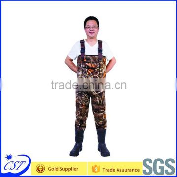 Neoprene 100% waterproof Chest Hip Waders with camo design