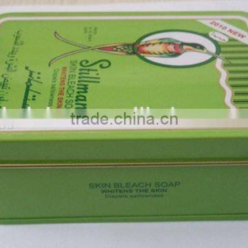 Promotional green P&G soap tinplate box