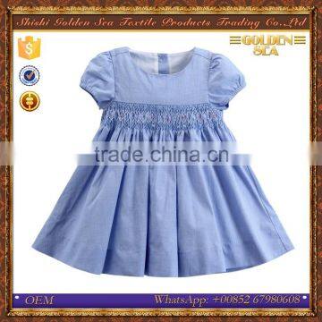 beautiful teenage denim wholesale frock designs for small girls